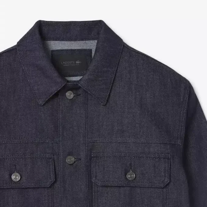 Veste en denim indigo Runway Veste en denim indigo Runway