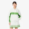 Veste en sergé de coton à coupe décontractée avec fermeture éclair Veste en sergé de coton à coupe décontractée avec fermeture éclair