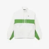 Veste en sergé de coton à coupe décontractée avec fermeture éclair Veste en sergé de coton à coupe décontractée avec fermeture éclair