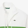 Veste en sergé de coton à coupe décontractée avec fermeture éclair Veste en sergé de coton à coupe décontractée avec fermeture éclair