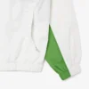 Veste en sergé de coton à coupe décontractée avec fermeture éclair Veste en sergé de coton à coupe décontractée avec fermeture éclair