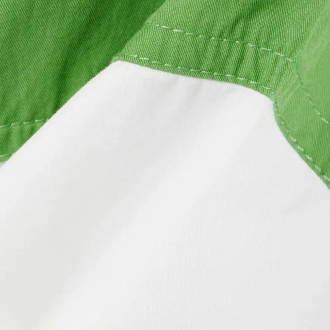 Veste en sergé de coton à coupe décontractée avec fermeture éclair Veste en sergé de coton à coupe décontractée avec fermeture éclair