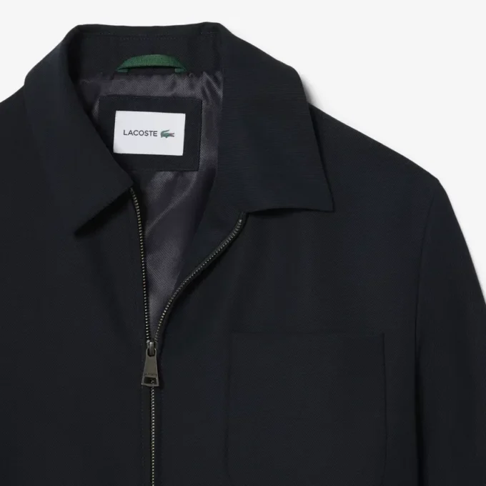 Veste en sergé de laine mélangée Veste en sergé de laine mélangée