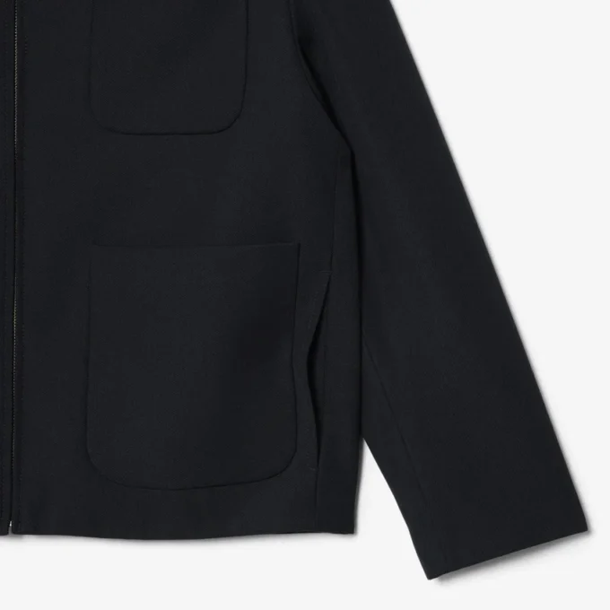 Veste en sergé de laine mélangée Veste en sergé de laine mélangée