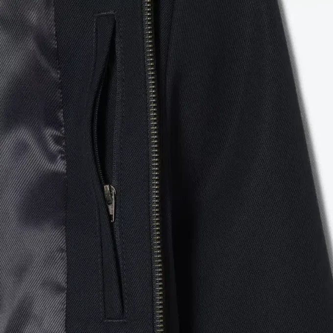 Veste en sergé de laine mélangée Veste en sergé de laine mélangée