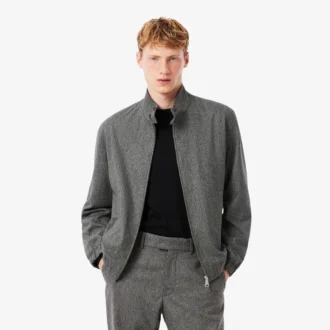 Veste Harrington en laine pour homme