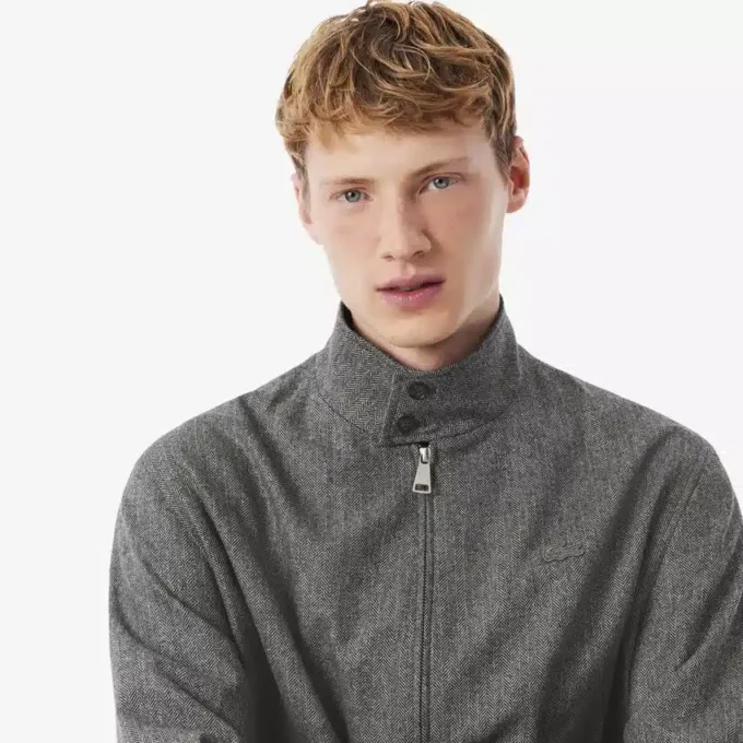 Veste Harrington en laine pour homme Veste Harrington en laine pour homme