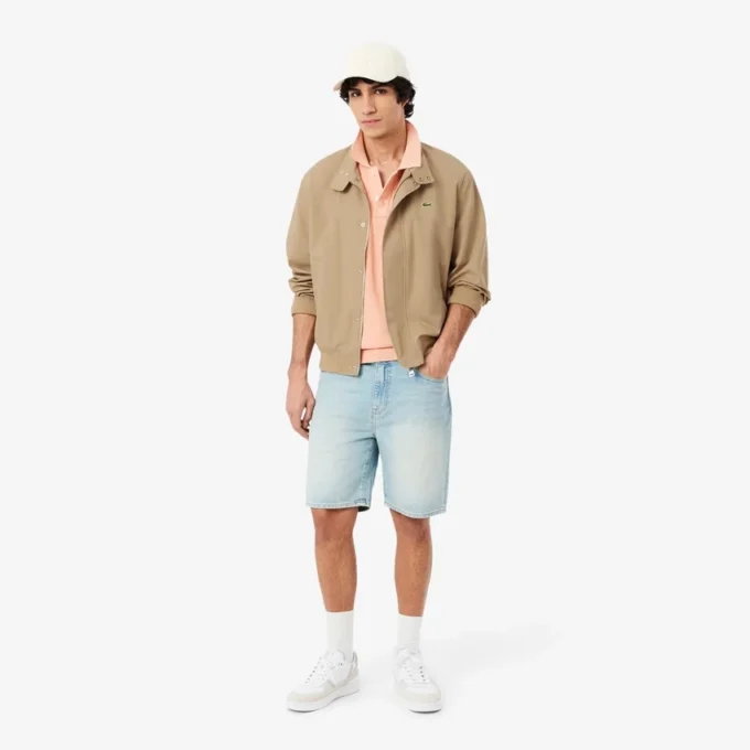 Veste Harrington en sergé déperlant Veste Harrington en sergé déperlant