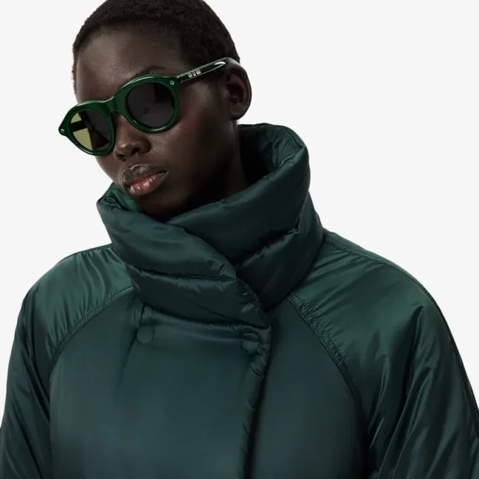 Veste longue bouffante irisée Runway Veste longue bouffante irisée Runway