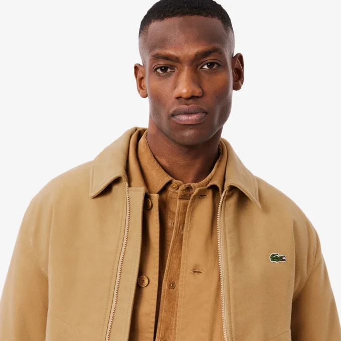 Veste matelassée en moleskine pour homme Veste matelassée en moleskine pour homme