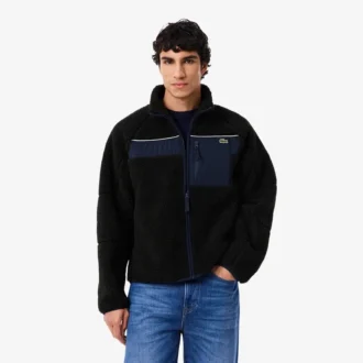 Veste polaire Sherpa color block pour homme