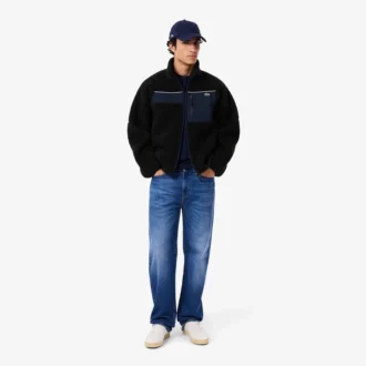 Veste polaire Sherpa color block pour homme