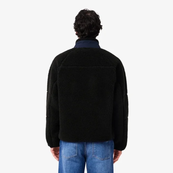 Veste polaire Sherpa color block pour homme Veste polaire Sherpa color block pour homme