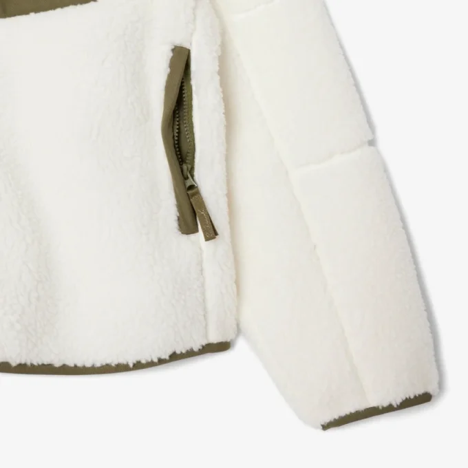 Veste polaire Sherpa color block pour homme Veste polaire Sherpa color block pour homme