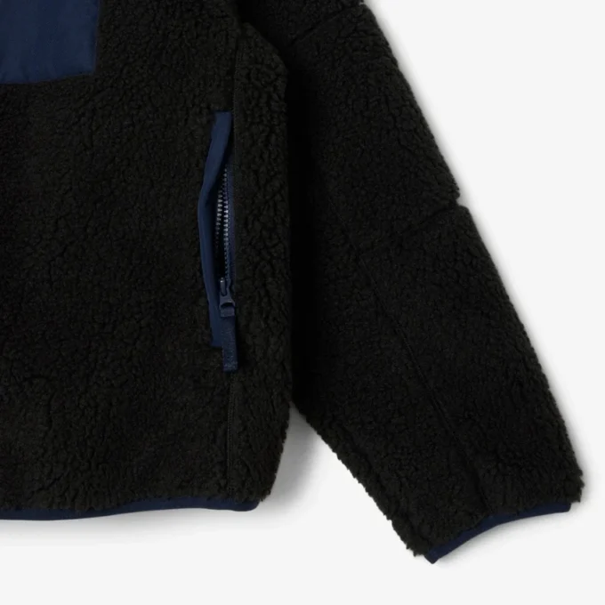 Veste polaire Sherpa color block pour homme Veste polaire Sherpa color block pour homme