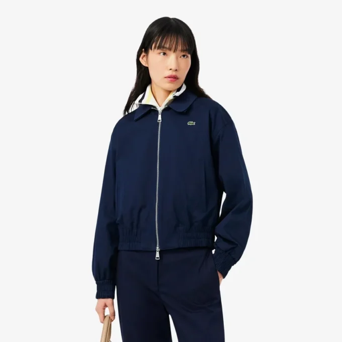 Veste stretch à double col pour femme Veste stretch à double col pour femme