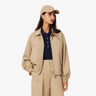 Veste stretch à double col pour femme