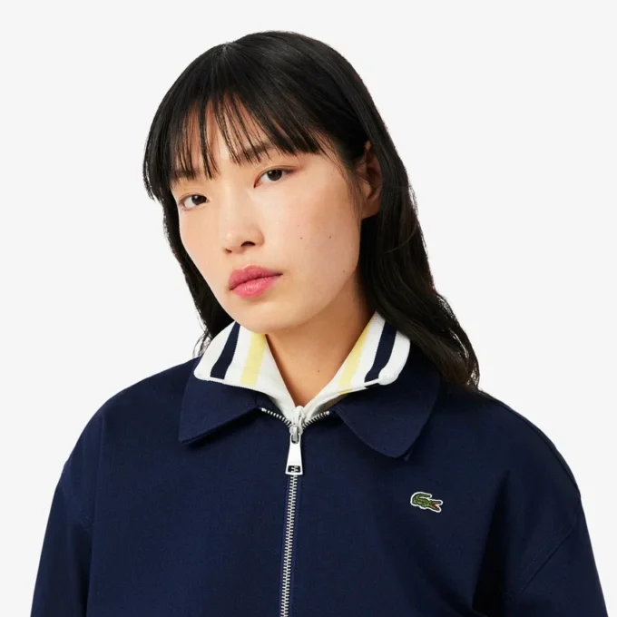 Veste stretch à double col pour femme Veste stretch à double col pour femme