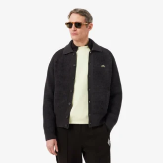 Veste texturée en maille épaisse
