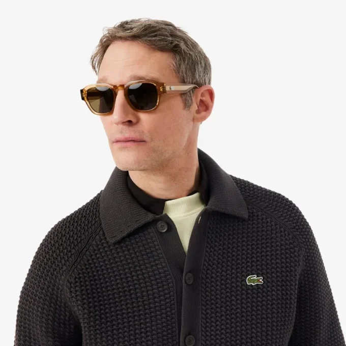 Veste texturée en maille épaisse Veste texturée en maille épaisse