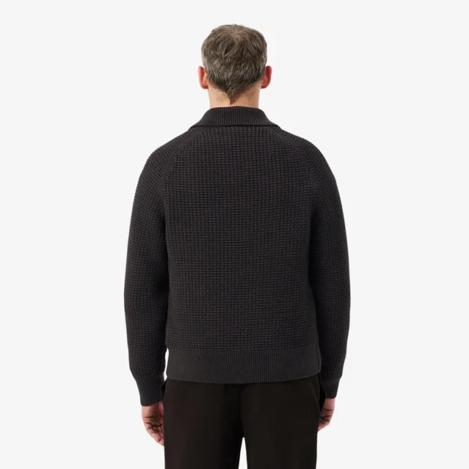 Veste texturée en maille épaisse Veste texturée en maille épaisse