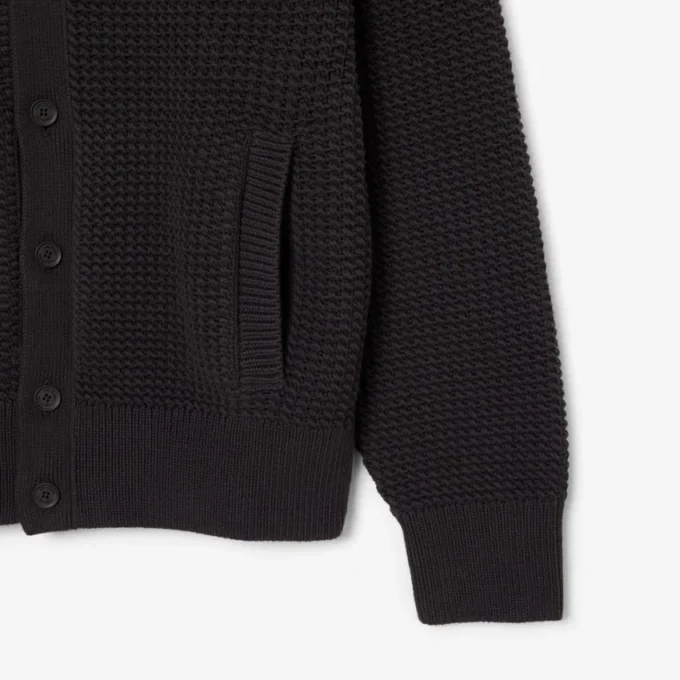Veste texturée en maille épaisse Veste texturée en maille épaisse