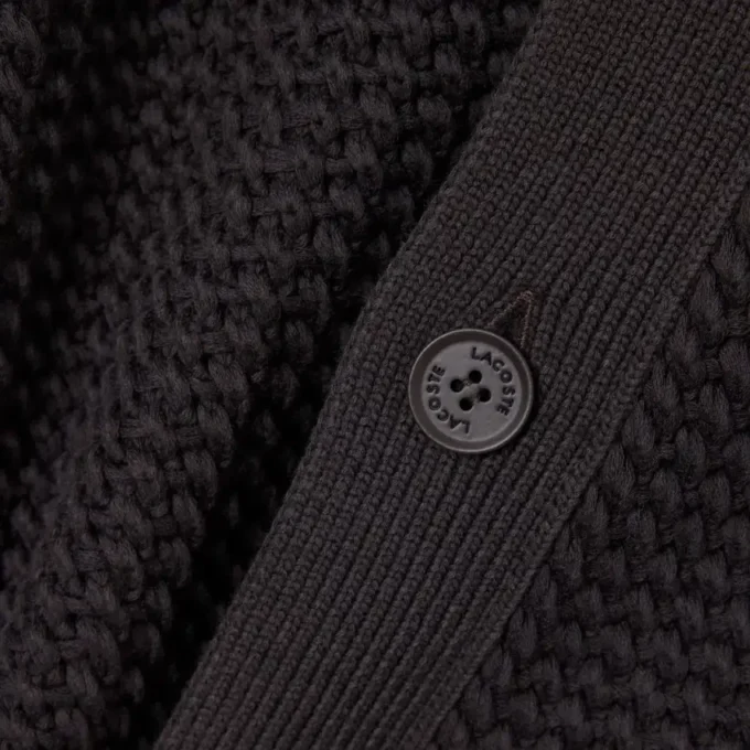 Veste texturée en maille épaisse Veste texturée en maille épaisse