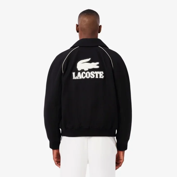 Veste universitaire en laine pour homme avec insigne Veste universitaire en laine pour homme avec insigne