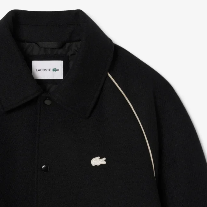 Veste universitaire en laine pour homme avec insigne Veste universitaire en laine pour homme avec insigne